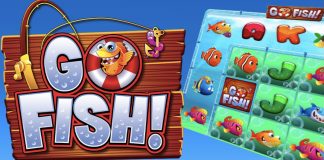 Go Fish! is a 5x4, 1,024-payline video slot which incorporates a unique reel spin mechanic that sees a set of 20 symbols in view.