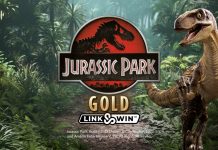 Jurassic Park: Gold is a 5x4-8, 40-payline video slot that incorporates a maximum win potential of up to x8,000 the bet.