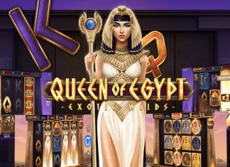 Queen of Egypt: Exotic Wilds is a 5x3, 243-payline video slot that incorporates a maximum win of up to x2,500 the bet.