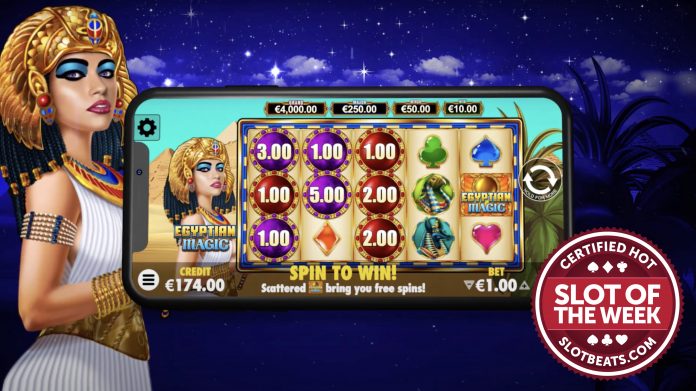 Atomic Slot Lab has made its market debut as its first-ever game release has claimed our Slot of the Week accolade with Egyptian Magic