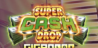 Super Cash Drop Gigablox is a 6x4, 40-payline video slot that incorporates Yggdrasil’s vaunted Game Engagement Mechanic.