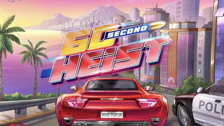 60 Second Heist is a 5x4, 1,204-payline video slot that incorporates a maximum win potential of up to x60,000.