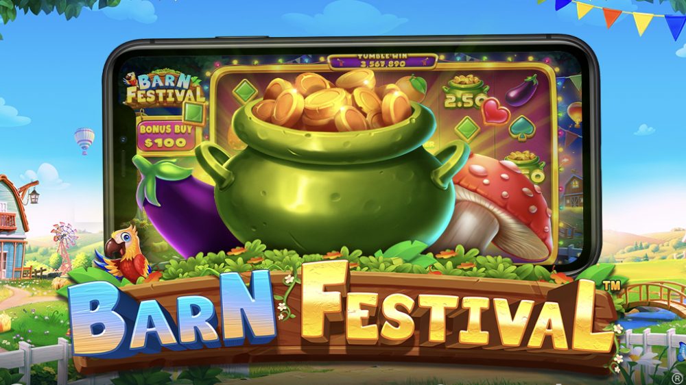 Escape to the countryside with slot supplier Pragmatic Play as players embark on the pastures in Barn Festival.