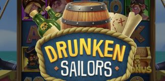 Drunken Sailors is a 5x4, 40-payline video slot that incorporates a maximum win potential  of up to x5,000 the bet.
