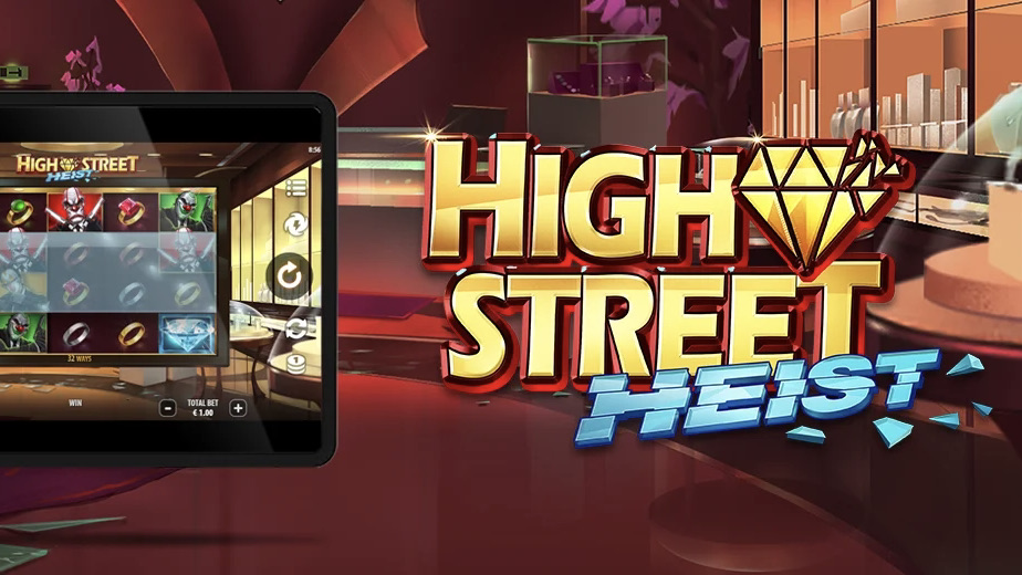 High Street Heist is a 5x4, 1,024-payline video slot that incorporates a maximum win potential  of up to 21,160 the bet.