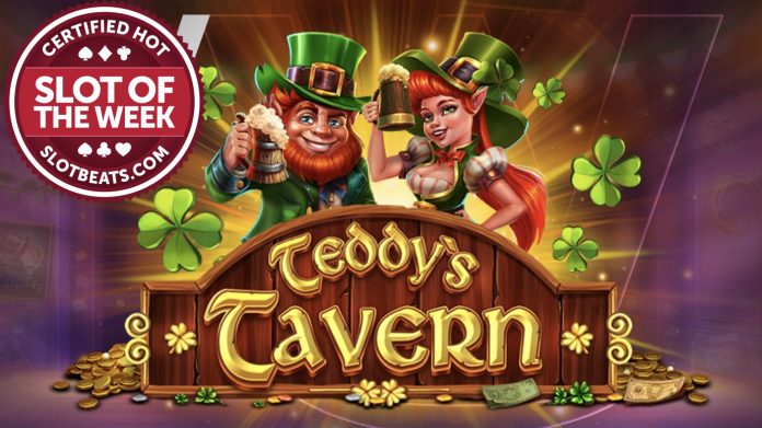 Wizard Games is celebrating winning our Slot of the Week accolade with its St. Patrick’s Day slot “with a twist”, Teddy’s Tavern