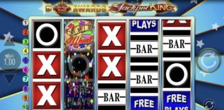 Mega Bars Fortune Wheel Jackpot King is a 5x3, 10-payline video slot that incorporates a maximum win potential of up to x50,000 the bet. 