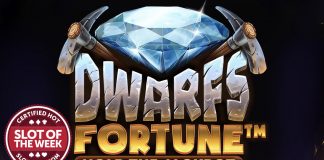 Wazdan has taken our Slot of the Week accolade on a journey in search of untold riches with its Hold the Jackpot slot title, Dwarfs Fortune.