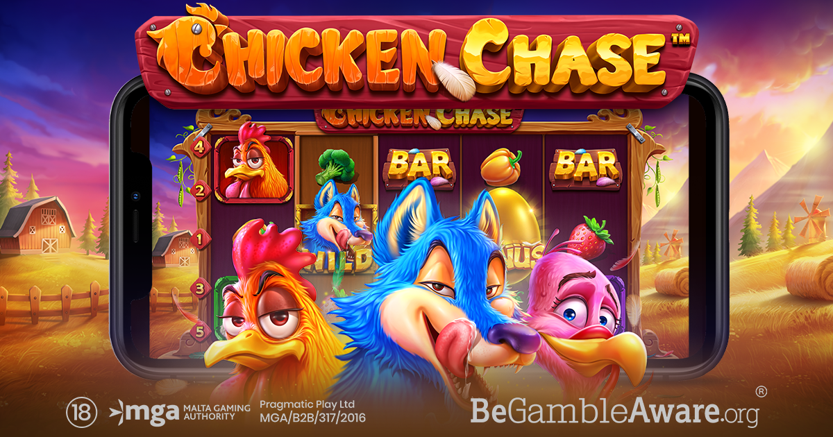Chicken Chase is a 5x3, 10-payline video slot that incorporates a maximum win potential of up to x210 the bet. 