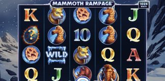 Mammoth Rampage is a 5x3, 1,024-payline video slot that incorporates a maximum win potential of up to x1,000 the bet.