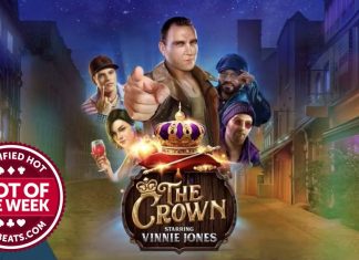 Vinnie Jones has been raiding London’s pubs to grant our Slot of the Week award to Swintt for its heist-themed title, The Crown.