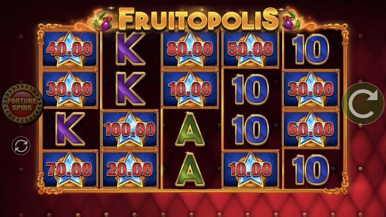 Fruitopolis Fortune Play is a 5x4, 20-payline video slot that incorporates a maximum win potential of up to x50,000 the bet.