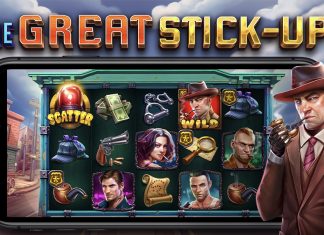 The Great Stick-Up is a 5x3, 20-payline video slot that incorporates a maximum win potential of up to x5,000 the bet.