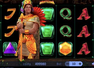 Montezuma is a 5x3 video slot with 10 paylines that incorporates a maximum win potential of up to x500 the bet.