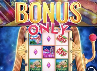 Bonus Only is a 3x3, three-line video slot by Caleta Gaming & Golden Rock Studios incorporating three bonus symbols and features.