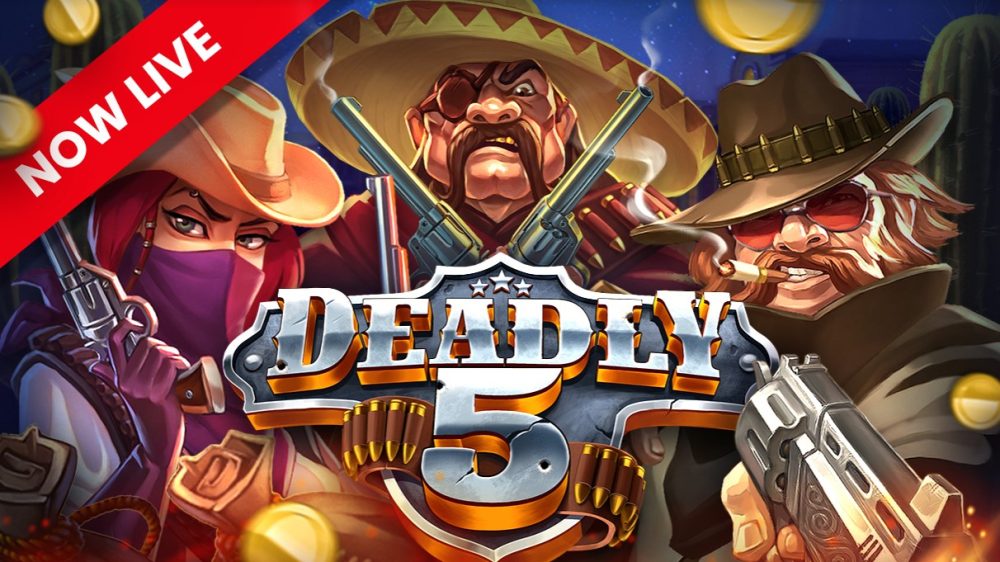 Embrace the Wild West as players are transported to the American frontier to huntdown some of the deadliest outlaws in Push Gaming’s Deadly 5.
