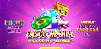 Skywind Group hits not one, but two dancefloors, in the studio’s latest slot title Disco Mania Megaways Merge.
