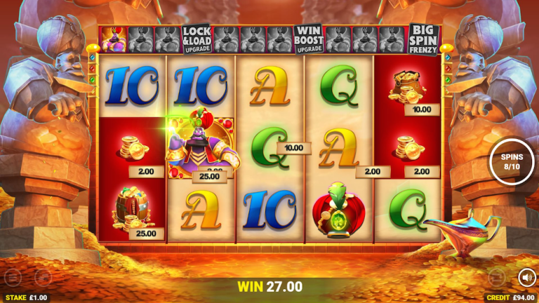 Genie Jackpots Big Spin Frenzy Blueprint Gaming