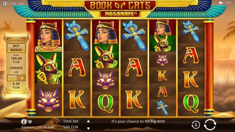 BGaming has combined two renowned concepts in the slot sector to make the ‘puurfect’ slot title in Book of Cats Megaways.