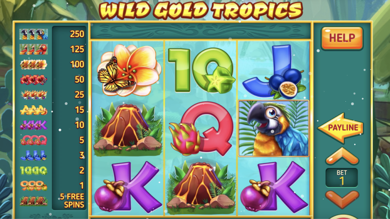  Wild Gold Tropics (3×3)  Inbet Games