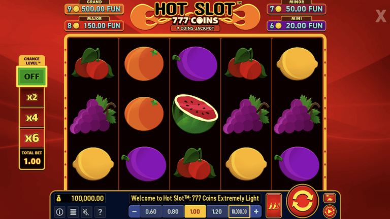  Hot Slot: 777 Coins Extremely Light  Wazdan