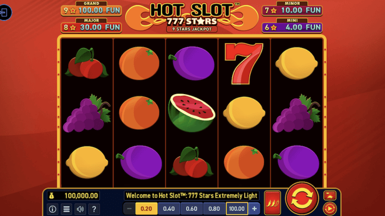  Hot Slot: 777 Stars Extremely Light  Wazdan