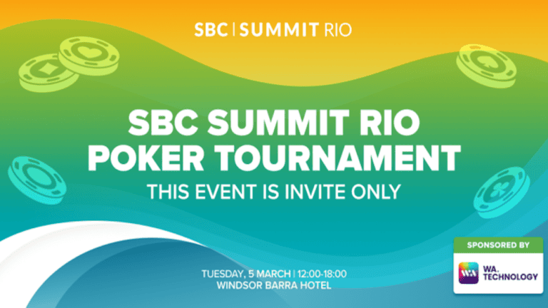 SBC partners with WA.Technology for poker tournament at SBC Summit Rio