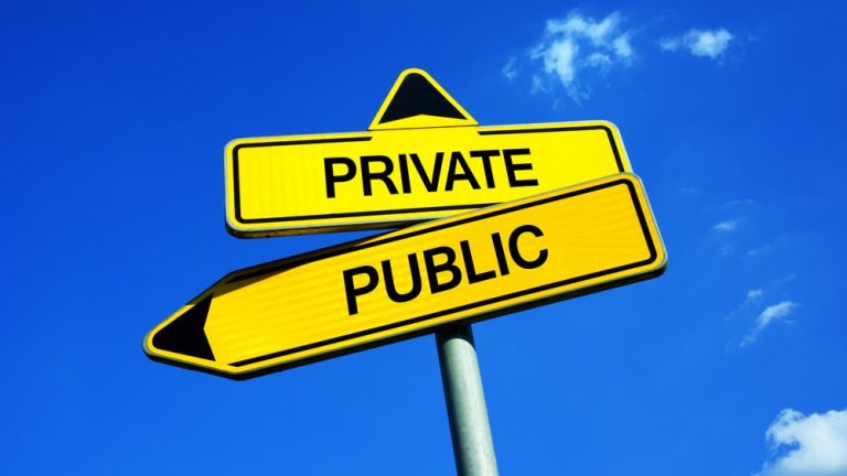 Private or public sign