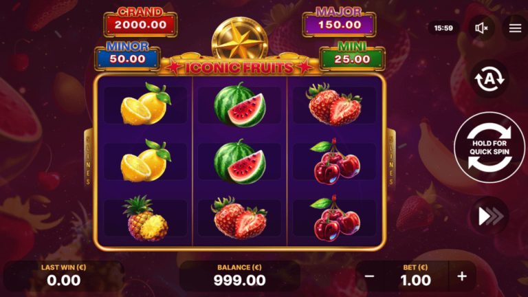 Iconic Fruits: Hold and Win – Iconic 21