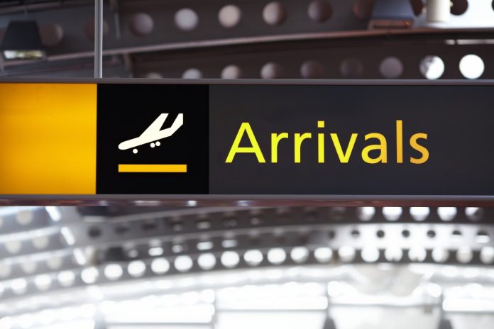 Arrivals sign as Greentube has made its debut in the US state of Pennsylvania after securing a partnership with Caesars Entertainment.