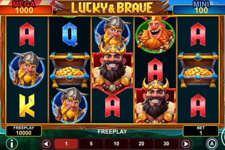 Navegue com os irmãos vikings em busca de fortuna e tesouro no Lucky & Brave Hold and Win, o mais recente lançamento de caça-níqueis da 1spin4win.