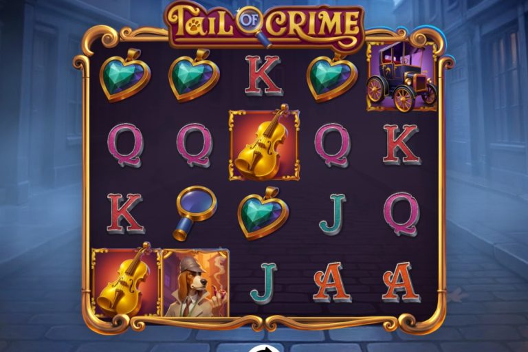 Become a detective and solve an investigation for a missing pendant in Tail of Crime, the latest slot release from ELA Games.