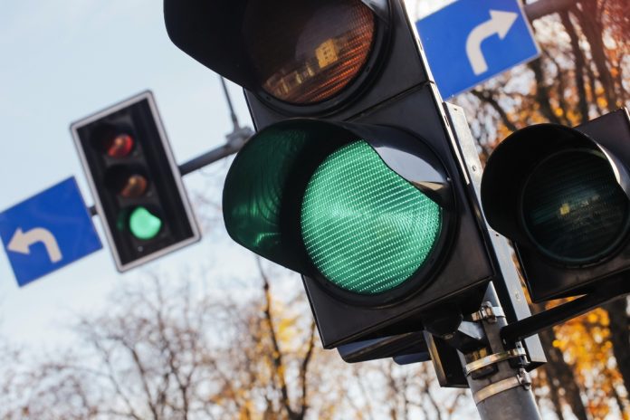 Green traffic light