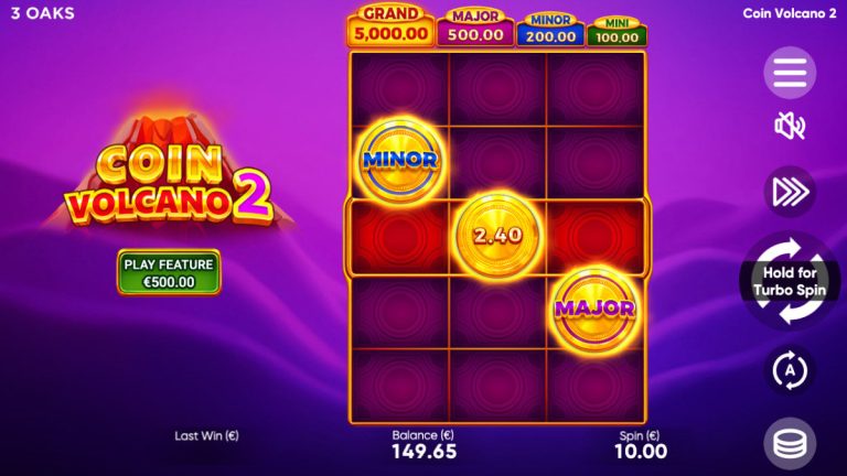 Coin Volcano 2 – 3 Oaks Gaming