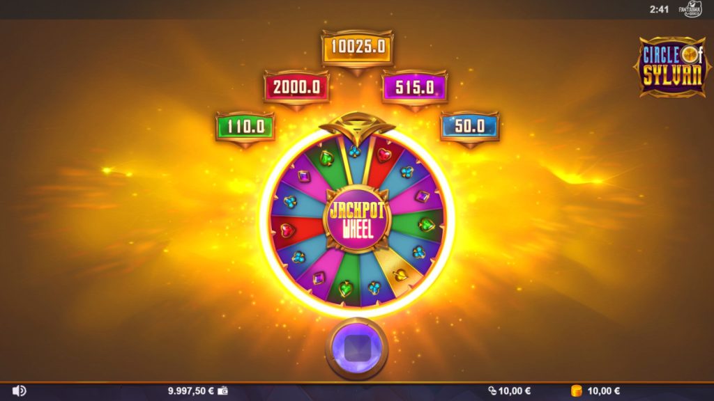 05 Circle of Sylvan Jackpot Wheel