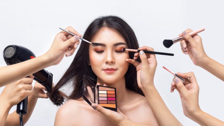 Women getting a makeover