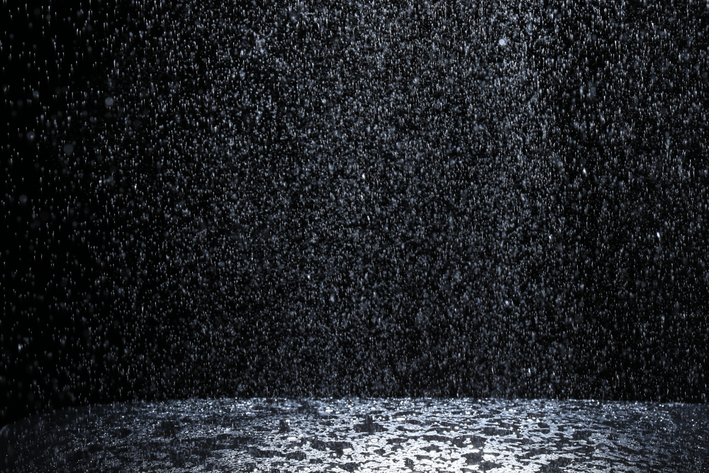 Wazdan Jackpot Rain Rain falling in front of a dark sky
