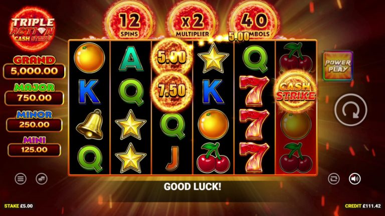 Triple Action Cash Strike – Blueprint Gaming